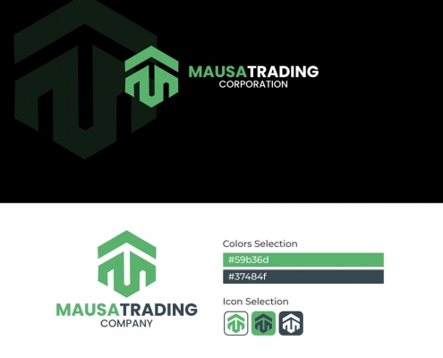 Musa Trading logo design